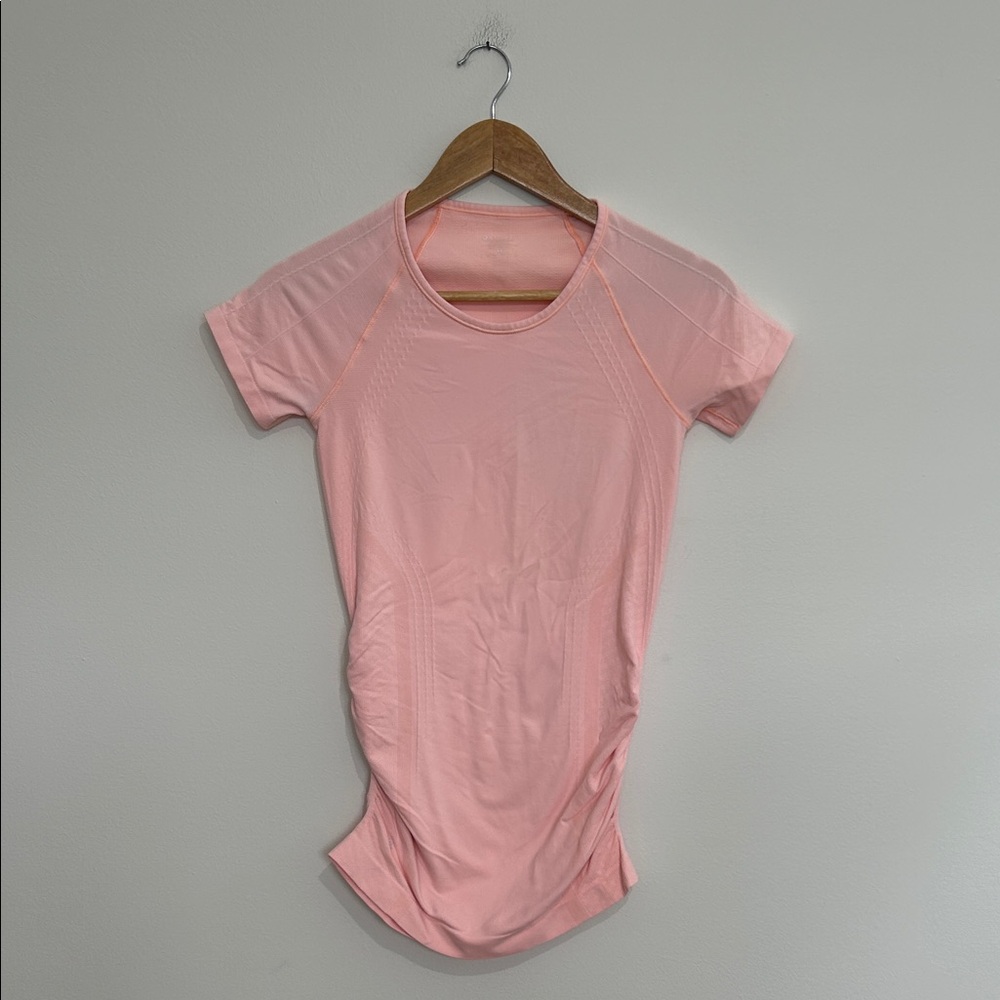 Athleta Light Pink Short‎ Sleeve Tee
